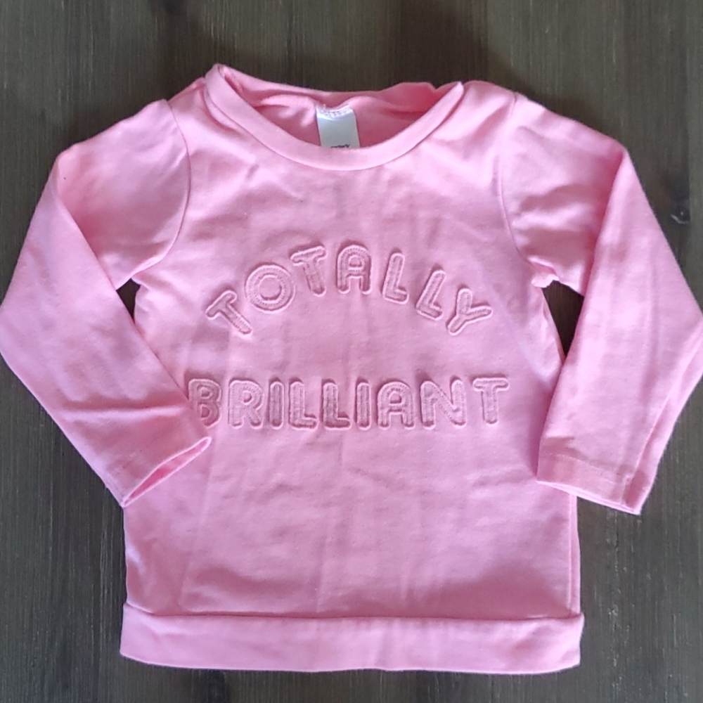 18m Pink long-sleeved shirt